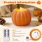 StaticPoster; Fall Decor, Fall Decorations for Home Large Flameless Pumpkin Candle Orange; Category:Fall Candles; Image:4